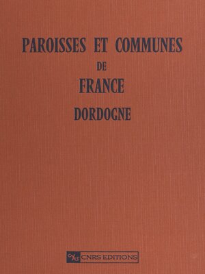 cover image of Paroisses et communes de France (Dordogne 24)